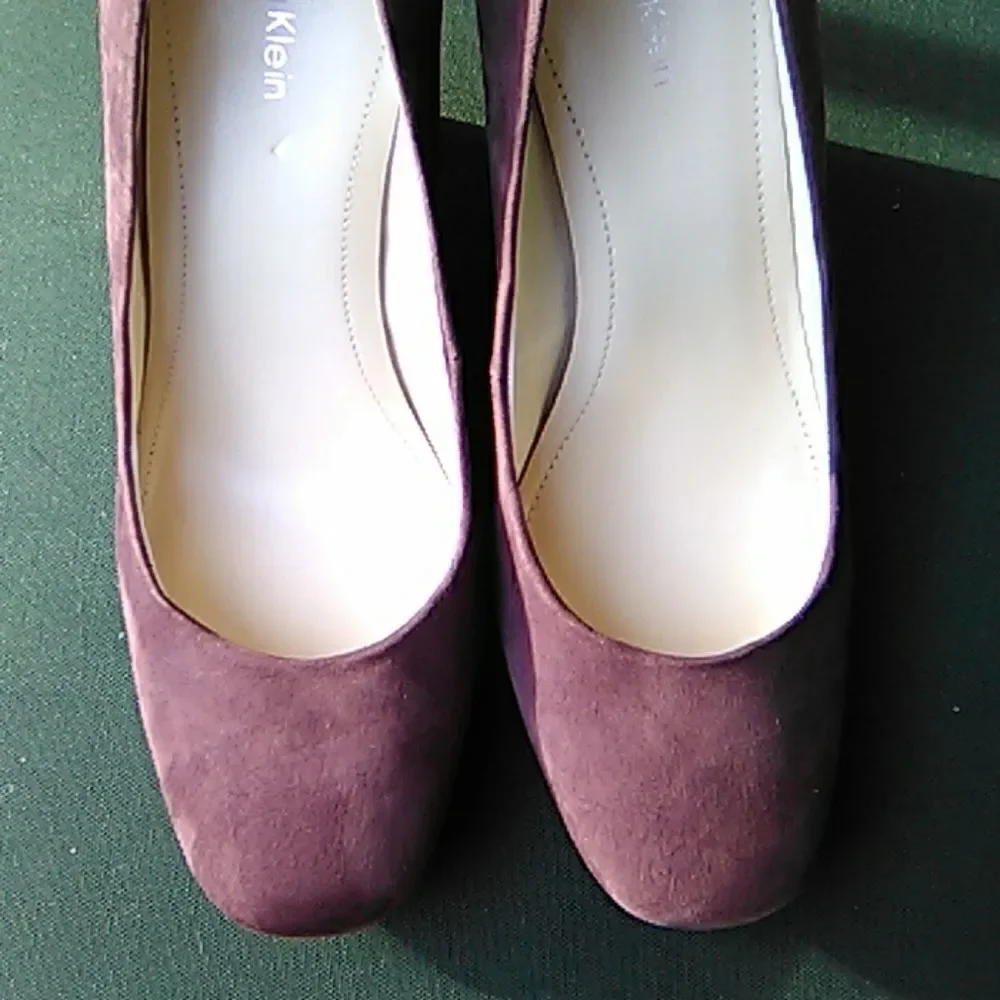 Calvin Klein Maroon Wedges